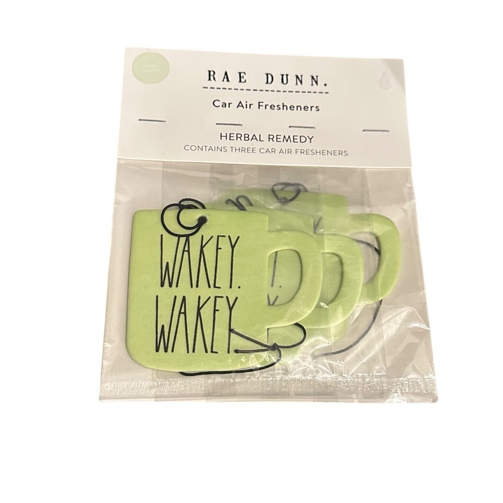 Rae Dunn Car Air Fresheners Herbal Remedy Wakey Wakey New Unopened
